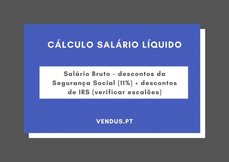 cálculo salário líquido