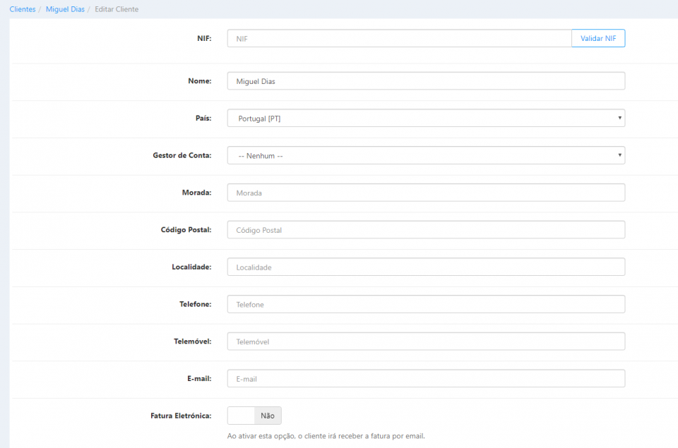 Adicionar Cliente - Passo 2
