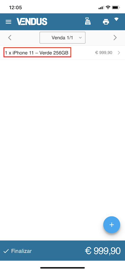 Alterar Produto na Venda - App