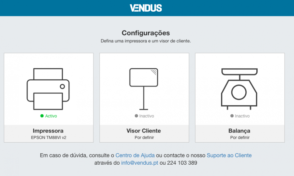 Instalar a Aplicação Vendus Scale