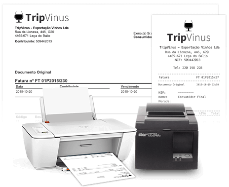 Impressoras Térmicas ou Standard em formato talão ou A4